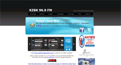 Desktop Screenshot of kzbkradio.com